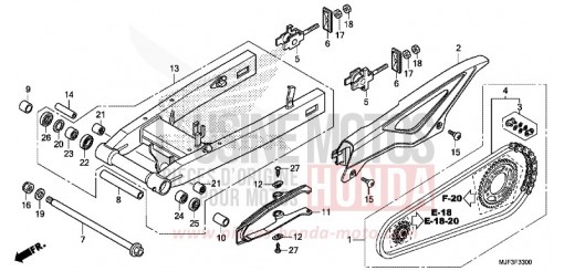 BRAS OSCILLANT CTX700AE de 2014